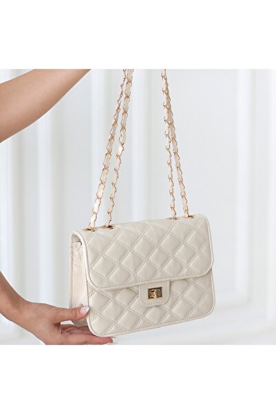 Moka Shopin Τσάντα Miran Beige Skin