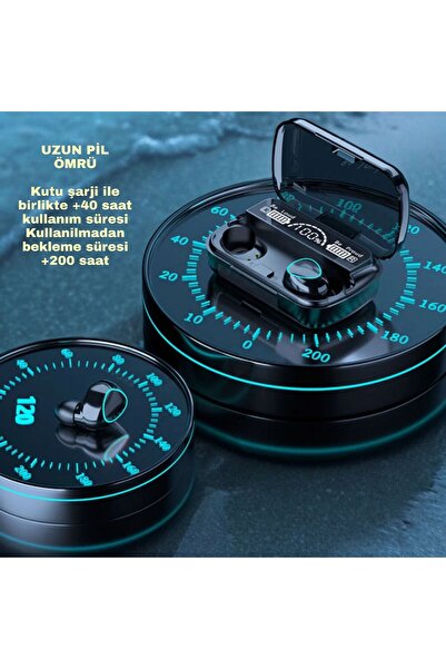 EnsTech M10 Güçlendirilmiş Plus Versiyon Kulak Içi Tws Bluetooth Kulaklık Led...