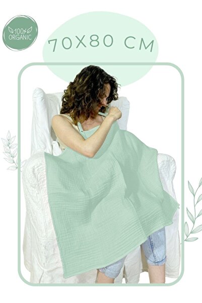 Joyous Mom Kids 4 Katlı Müslin Bebek Emzirme Örtüsü Önlüğü Iç Göstermez Bebek Emzirme Önlüğü Anne Emzirme Örtüsü