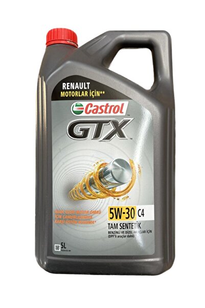 CASTROL Gtx 5w-30 C4 5 Litre Reno-dacia-nissan-mb 2025 Tarihli