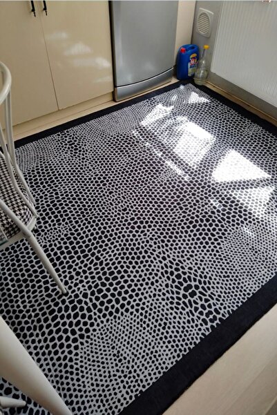 eco concept Dijital Baskı Yıkanabilir Kaymaz Taban Salon Halısı Mutfak Halısı...