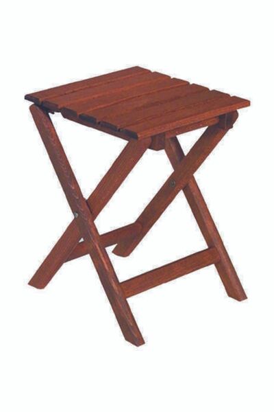 Bahçeci Koli Tabure - Ahşap Bahçe Balkon Tabure