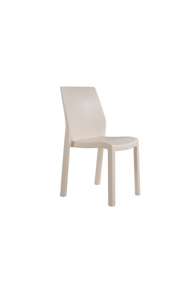 Papatya Yummy Sandalye Fildişi - Plastik Bahçe Balkon Sandalyesi