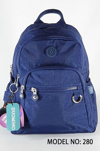 FCSTORE Unisex σακίδιο πλάτης Καθημερινής χρήσης Navy Blue 8 τσέπες Θήκη tablet Αδιάβροχο 30x25cm Μοντέλο No:280