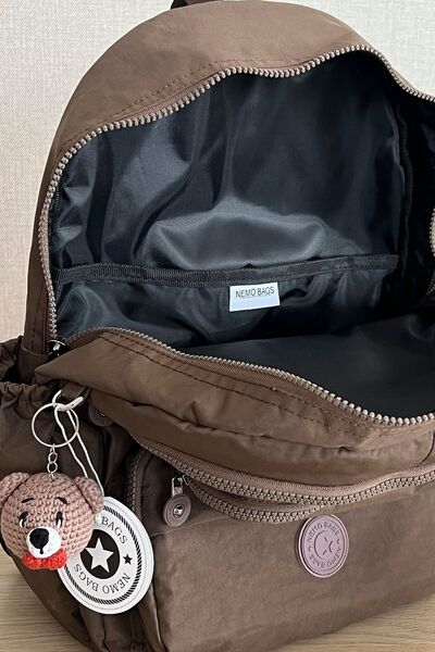 MORCA Koyu Vizon Sırt Çantası Okul Çantası 14 Inç Laptop Çantası Nemobags Seyahat Çantası 18 Lt 40x30x15cm