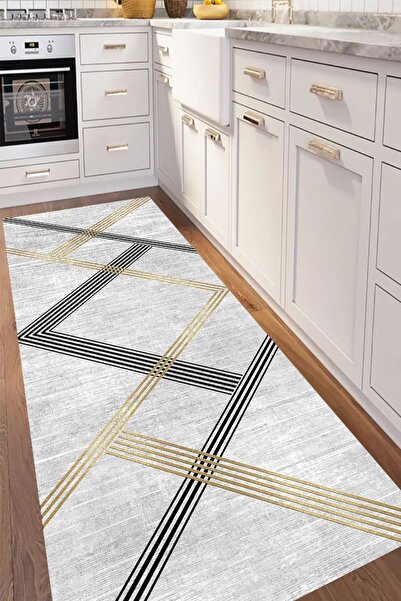eco concept Çizgili Yolluk, Gri Renk Yolluk, Koridor Halısı, Uzun Halı, Antre...