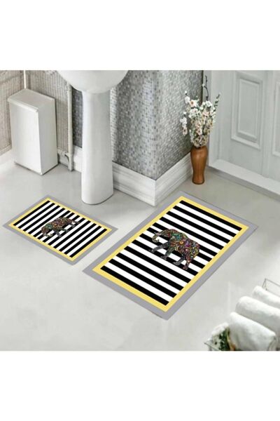 festivalya Αντιολισθητική βάση, πατάκι μπάνιου, πατάκι μπάνιου Elephant, Σετ ...