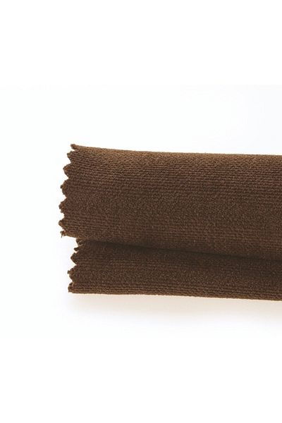 Demor Home Velvet Textured Extrafor Gathered Chocolate Brown Color High Quality Fund Curtain Single Wing