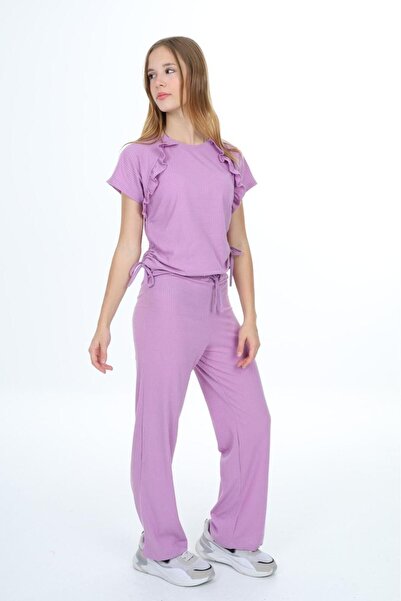 Jannock Costum subțire din bumbac elastic elastic pentru copii - Set de jos ș...