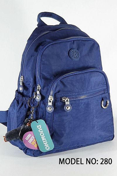 FCSTORE Unisex σακίδιο πλάτης Καθημερινής χρήσης Navy Blue 8 τσέπες Θήκη tablet Αδιάβροχο 30x25cm Μοντέλο No:280