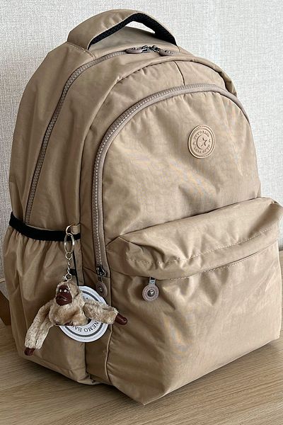 FCSTORE Σχολική τσάντα Unisex Mustard Μεγάλο Μέγεθος Αδιάβροχο Ύφασμα Clinker Τσάντα Laptop Ταξιδίου Αδιάβροχη