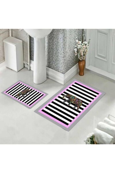 festivalya Αντιολισθητική βάση, πατάκι μπάνιου, πατάκι μπάνιου Elephant, Σετ ...