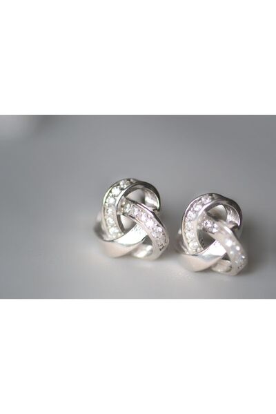 TREND Buket 925 Ayar Gümüş Küpe