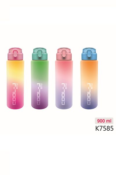Gıpta زجاجة مياه رياضية بقفل 900 مل من Cool-J Shine - K7585