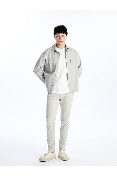 LC Waikiki LCWAIKIKI - Κλασικό στενό ανδρικό παντελόνι Chino