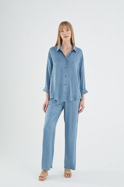 GİZZEY 21215 Set pantaloni confortabili și cu nasturi