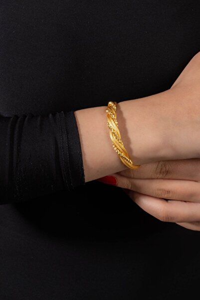 MÜCEVHER SARAYI 22 Ayar Altın Dorika Toplu Burgu Bileklik