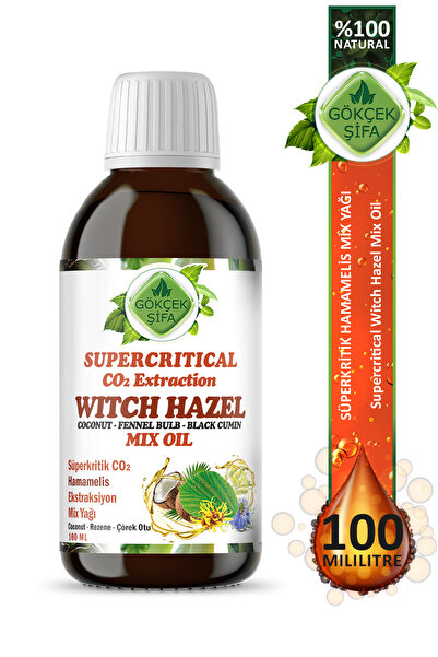 Gökçek Şifa Hamamelis Süperkritik Mix Yağı 100 ml (WİTCH HAZEL SUPERCRİTİCAL MİX OİL)