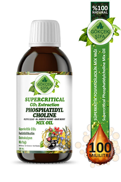 Gökçek Şifa Fosfatidilkolin Süperkritik Mix Yağı 100 ml (PHOSPHATİDYLCHOLİNE SUPERCRİTİCAL MİX OİL)