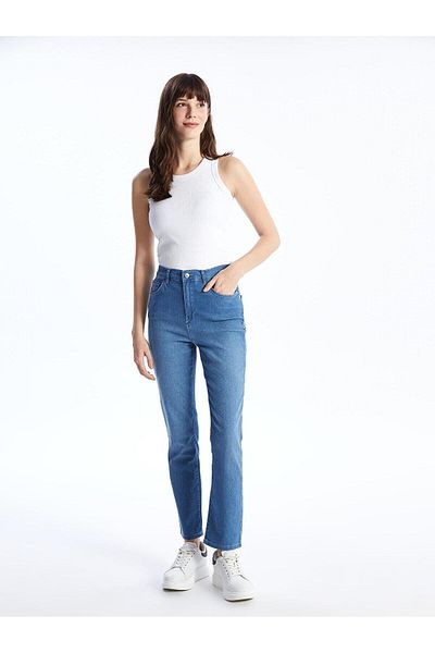 LC Waikiki LCWAIKIKI - Pantaloni clasici de damă cu croială dreaptă