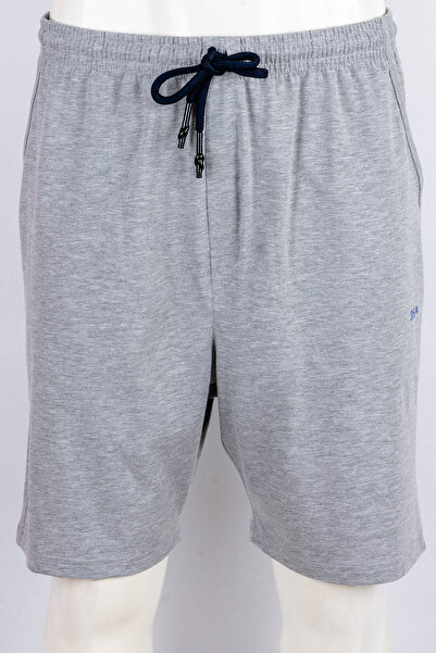 BSM High Quality Cotton - Comfortable Men's Gray Shorts with Pockets