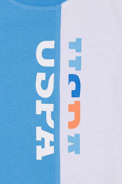 U.S. Polo Assn. Turquoise Children's T-Shirt - Crew Neck, 100% Cotton