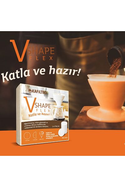 Kafiltro Hario V02 Coffee Filter - 100 Compatible