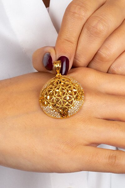 MÜCEVHER SARAYI 22 Ayar Altın Özel Tasarım Kolye Ucu