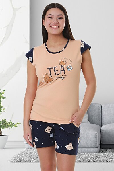 Bella Linda Set pijama damă - pantaloni scurți din bumbac