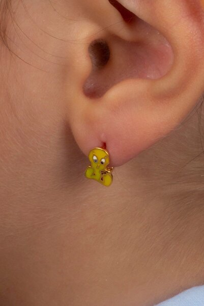 MÜCEVHER SARAYI 22 Ayar Altın Tivity Çocuk Küpe