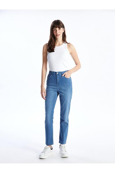 LC Waikiki LCWAIKIKI - Pantaloni clasici de damă cu croială dreaptă
