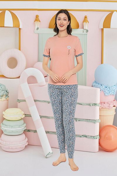 Sevim 16050 Model Printed Pajama Set