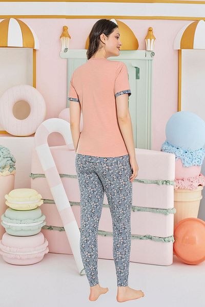 Sevim 16050 Model Printed Pajama Set