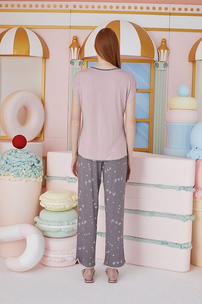 Sevim 15729 Set de pijamale model imprimat