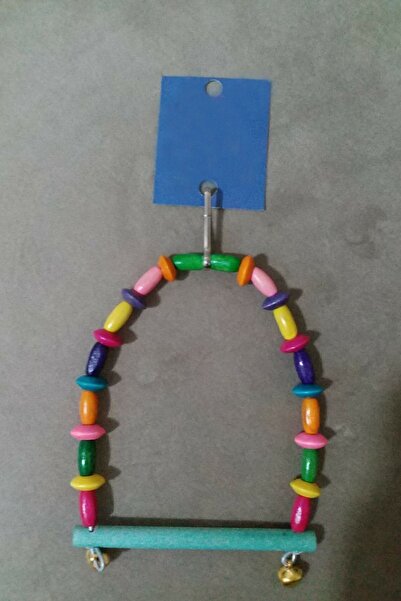 ARSPOLO Renkli Çubuk Boncuklu Kuş Salıncağı