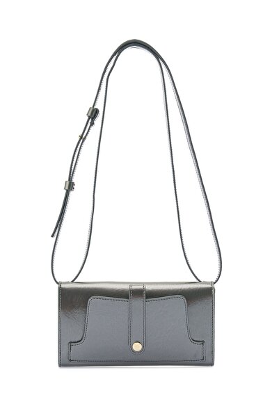 BAGBOX Çok Amaçlı Omuz Çantası, Deri Telefonluk, Kartlık