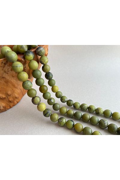 ŞİFA SHOP 14 mm Genuine Natural Jade Stone