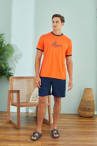Svm 9486 Men's Printed Shorts Set