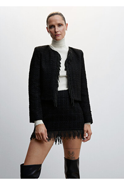 MANGO Woman Siyah Kadın Ceket 37099103