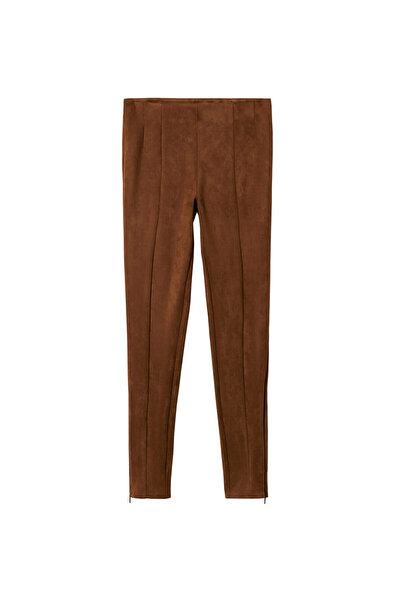 MANGO Woman Çikolata Kadın Tayt 37097733