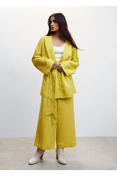 MANGO Jachetă de damă Lime47015129