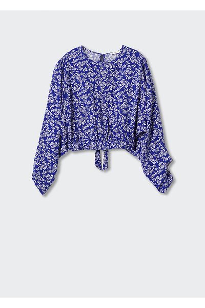 MANGO Kids Bluză de fetiță albastră