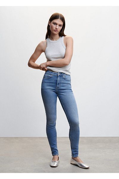 MANGO Woman Pantaloni de damă din denim -47010129