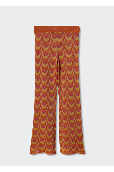 MANGO Woman Turuncu Kadın Pantolon  37061306