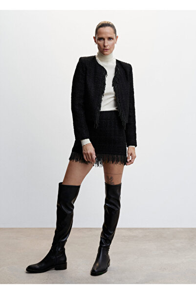 MANGO Woman Siyah Kadın Ceket 37099103