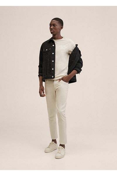 MANGO Kids Μπλουζάκι για αγόρι μπεζ 27000771