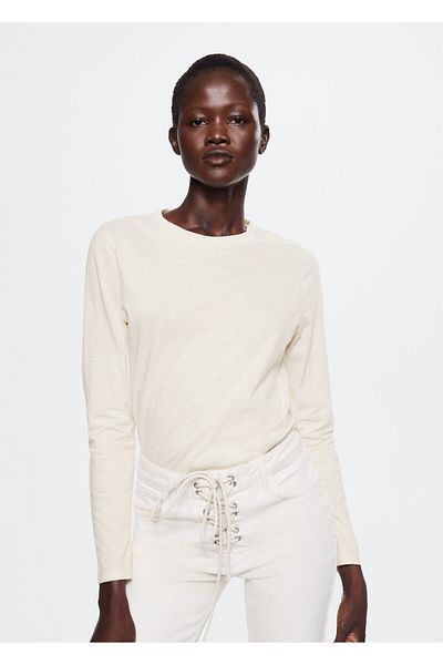 MANGO Woman Γυναικείο Φυσικό T-Shirt