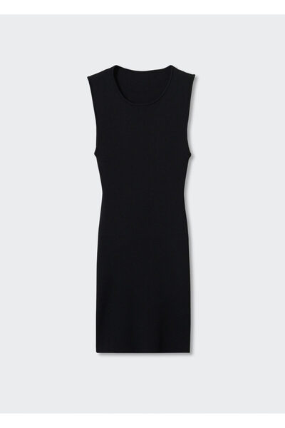 MANGO Woman Siyah Kadın Elbise  37019099