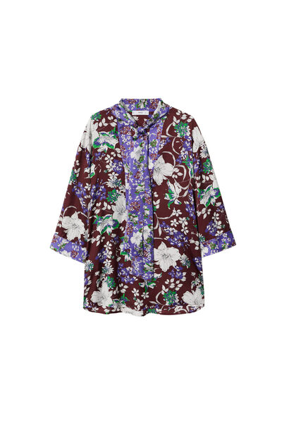 MANGO Woman Çiçek Desenli Kadın Bluz  37051026