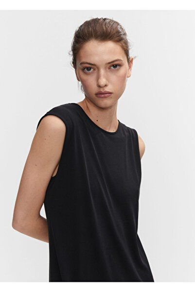 MANGO Siyah Kadın Elbise 47088638